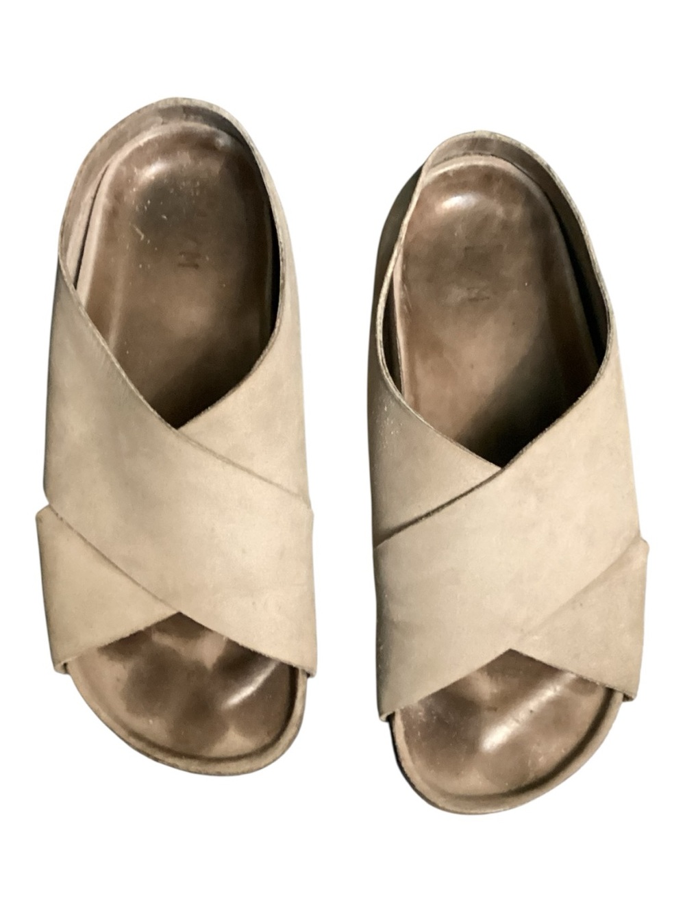 Raw Cross Slide Sandal